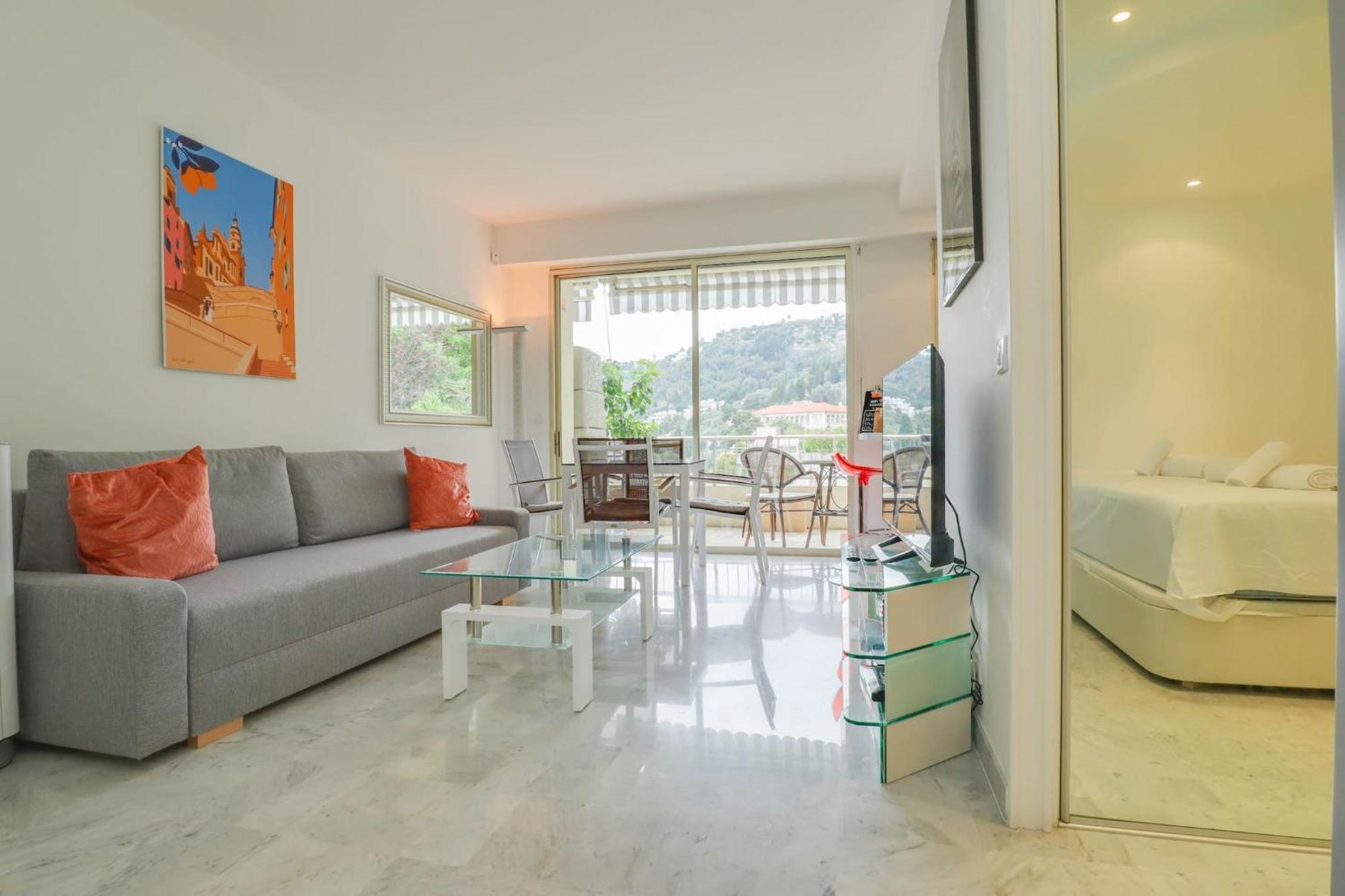 « La Grande Residence » Vue Mer, Piscine Menton Eksteriør bilde