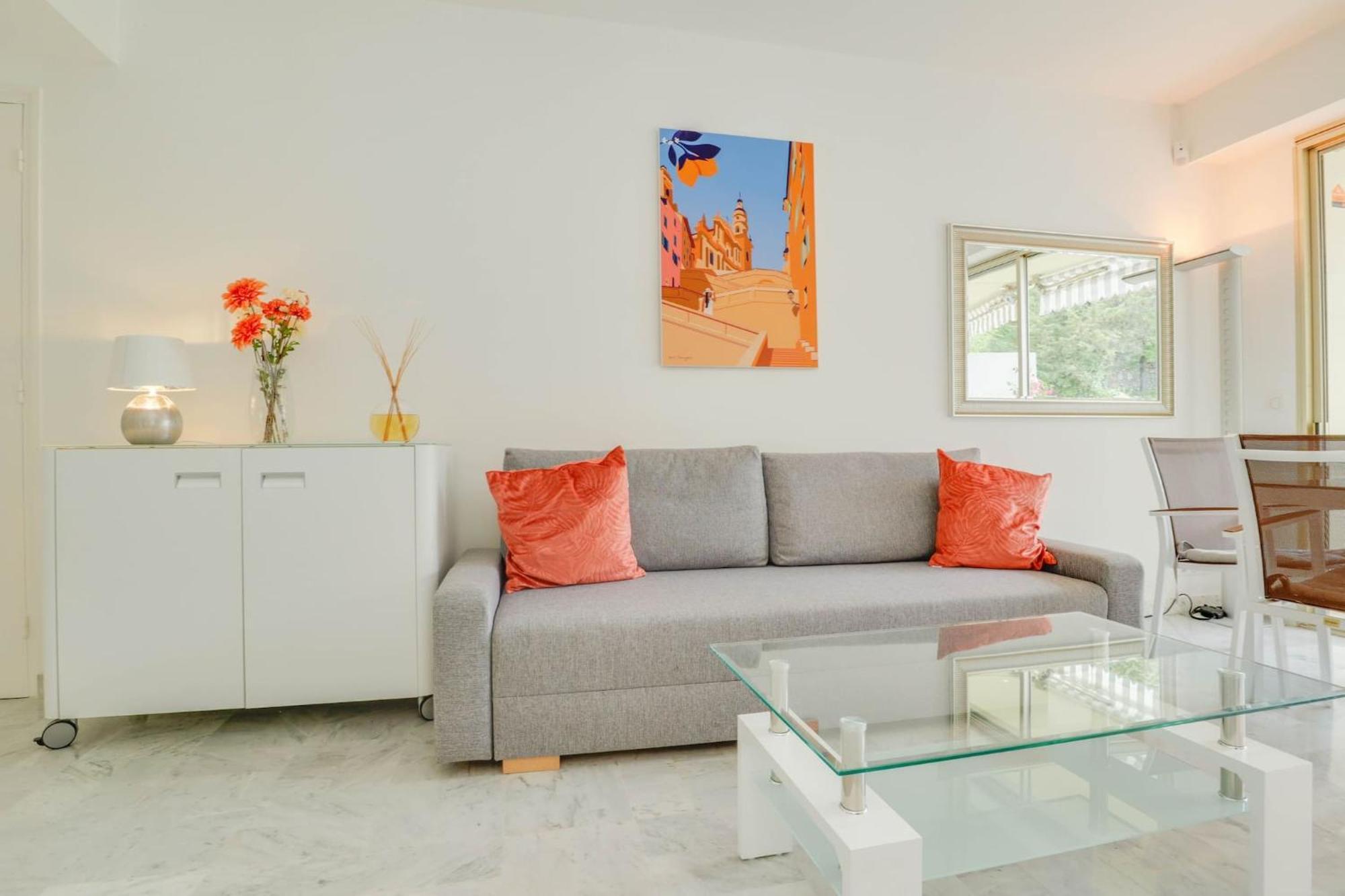 « La Grande Residence » Vue Mer, Piscine Menton Eksteriør bilde