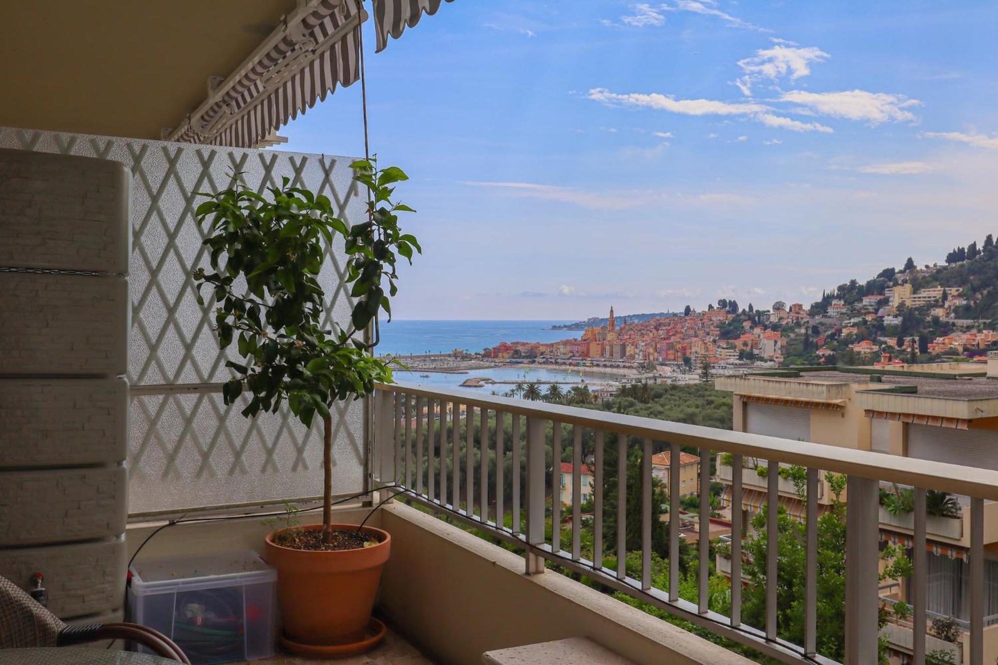 « La Grande Residence » Vue Mer, Piscine Menton Eksteriør bilde